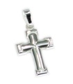 Cruz colgante plata .925 x 1 cruces colgantes santa