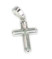 Pendentif croix en argent sterling .925 x 1 croix pendentifs