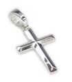 Pendentif croix en argent sterling .925 x 1 croix pendentifs sacrés