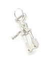 Handbesen TINY Sterling Silber Charm .925 x 1 Chefs Whisks Charms EC805..C