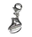 Ciondolo a clip in argento sterling Skate da ghiaccio .925 x 1 Ciondoli per pattinaggio THG80072