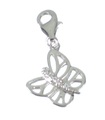 Butterfly sterling silver charm .925 x 1 Butterflies charms MS54-983-273