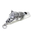 Colgante de plata de ley con silbato de caballo - fob .925 x 1 Horses Whistles