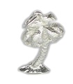 Charm de plata esterlina con palmera .925 x 1 Charm navideño de palmeras