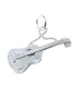 Gitarre Sterling Silber Charm .925 x 1 Gitarren Musik Musiker Charms