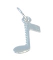 Charm in argento sterling con nota musicale .925 x 1 Charms con note musicali