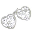 Coeurs d'amour Yours and Mine charm en argent sterling .925 Loving charms