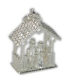 Ciondolo in argento sterling coppia di sposi .925 x1 Marito moglie matrimonio charms