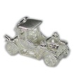 Charm de plata de ley con coche antiguo .925 x 1 Charms de coches de boda