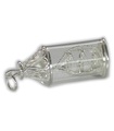 Schiff in einer Flasche Sterling Silber Charm .925 x 1 Schiff in Flaschen Charms