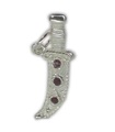 Dagger sterling silver charm .925 x 1 Daggers - Knivar och vapen charm