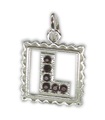 Learner Plate sterling silver charm .925 x 1 L Plates driving charms