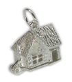 Village Pub apertura charm in argento sterling .925 x 1 Pubs Tavern charms