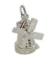 Windmühle mit beweglichen Segeln Sterling Silber Charm .925 x1 Windmills Charms