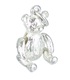 Teddy bear sterling silver charm with movable arms - legs .925 x 1 charms