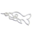 Fish sterling silver charm .925 x 1 Fishes charms