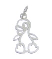 Anka sterling silver charm .925 x 1 Ankor Anka anklingar berlocker