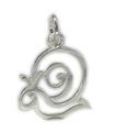 Charm de plata de ley con caracol .925 x 1 charms de caracoles