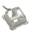 Charm de plata esterlina para tarta de bodas .925 x 1 Charms para tartas de bodas