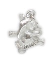 Charm ballerine éléphant en argent sterling .925 x 1 Breloques éléphants