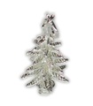 Charm de plata esterlina para árbol de Navidad .925 x 1 Charms de árboles de Navidad