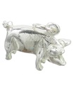 Gris i sterlingsilver .925 x 1 Gris Porker Porky Piggy charm