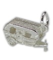 Caravan sterling silver charm .925 x 1 Husvagn och camping charm