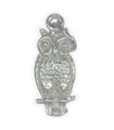 Eule Sterling Silber Charm .925 x 1 Eulen Vögel Charms