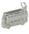 Doppeldecker Bus Sterling Silber Charm .925 x 1 Buses Charms