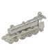 Railway Engine Train strlng silver charm .925 x1 Locomotive Trains Charms