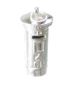 Pillar Box charm i sterling silver .925 x1 Postbox Letter Royal Mail berlocker