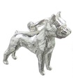 Boxer Dog charm i sterling silver .925 x 1 Boxers Dogs charm