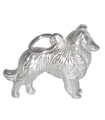 Colgante de plata de ley con forma de perro Collie .925 x 1 Colgantes de Lassie Dogs