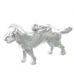 Charm de plata de ley para perro labrador .925 x 1 Charms sólidos de perros labradores