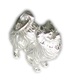 Pommerschen Hund Sterling Silber Charm .925 x 1 Pommerschen Hunde Charms