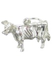 Charm i sterling silver .925 x 1 Cows Bovin charm