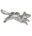 Fox charm i sterling silver .925 x 1 Vixen Reynard hundrävar