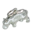 Hippopotamus Sterling Silber Charm .925 x 1 Hippo Charms