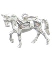 Breloque cheval en argent sterling .925 x 1 breloques chevaux jument colt étalon