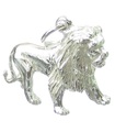 Lejon sterling silver charm .925 x 1 Lions Leo Big Game Cat Cats Charms