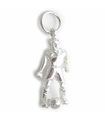 Charme de footballeur en argent sterling .925 x 1 joueur de football de football