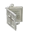 Gebetbuchöffnung Sterling Silber Charm .925 x 1 Gebete Heilige Bücher