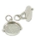 Ich liebe dich Sterling Silber Spinner Charm .925 x 1 Spinning Charms