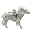 Bélier le bélier en argent sterling .925 x 1 breloques Zodiac Rams Goats