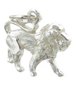 Charm de plata de ley Leo el León .925 x 1 Charms de Leones