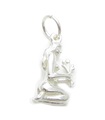 Jungfrau Sterling Silber Charm .925 x 1 Sternzeichen Sternzeichen Charms