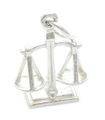 Libra Scales Zodiac charm i sterling silver .925 x 1 Libras Zodiacs Charms