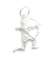 Sagittarius Zodiac charm sterling silver .925 x 1 Zodiacs charm