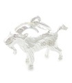 Capricorn Goat Zodiac charm sterling silver .925 x 1 Goats charms