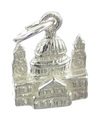 Saint Pauls Cathedral strlng Silber Charm .925 x1 Small Cathedrals Charms